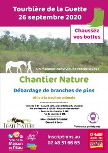 Affiche Chantier nature débardage