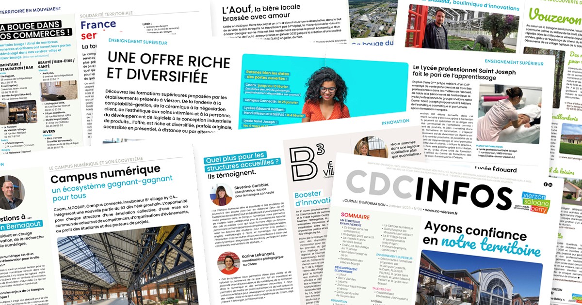 Publication : CDC INFOS N°38 JANVIER 2023