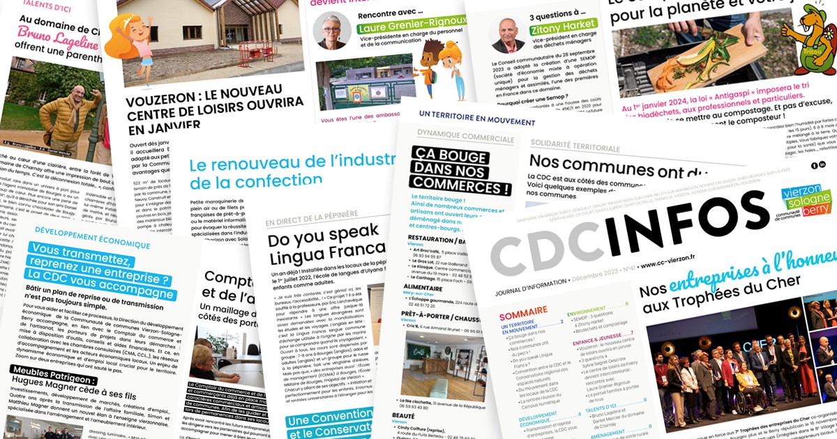 Publication : CDC INFOS N°41 DECEMBRE 2023