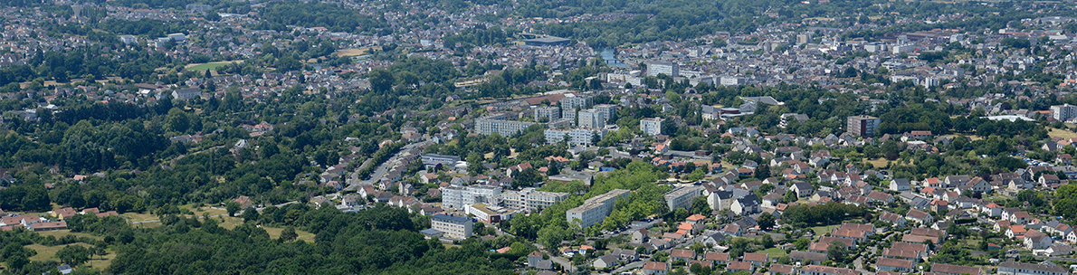 Vue aérienne Vierzon